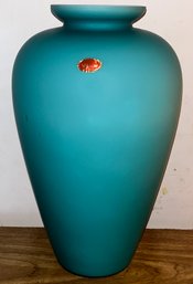 Murano Art Glass Vase - Made In Italy