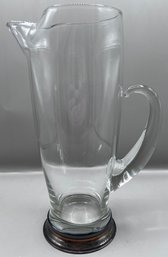 Wallace Martini Pitcher With Sterling Base