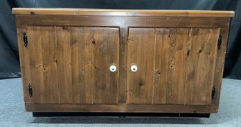 Wooden 2-drawer Storage Cabinet