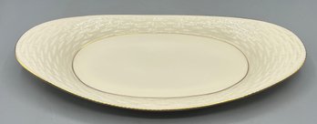 Lenox Ivory Porcelain Weave Pattern Tray