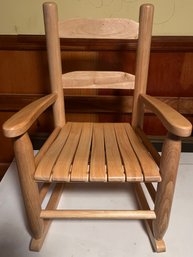 Solid Wood Childrens Rocking Chair