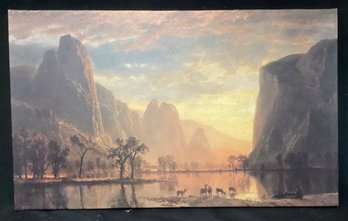 Albert Bierstadt Valley Of The Yosemite 1864 Reproduction Print