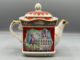 Sadler Porcelain Teapot - ' Romeo & Juliet' - Made In England #4445