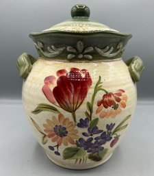Certified International Pamela Gladding Decorative Lidded Jar