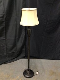 Dark Brown Standing (5ft Tall) Lamp With Shade