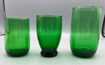 Forrest Green Glassware Set - 29 Total