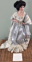 Franklin Heirloom Dolls -  The Gibson Girl Porcelain Boudoir Doll - Box Included