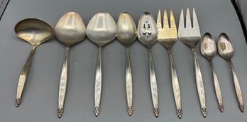 Vintage 1847 Rogers Bros Silver Plated Flatware Set - 9 Pieces Total
