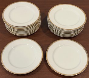 Sheffield Porcelain Fine China 'Regency Gold' Plate Set - 18 Total - Made In Japan