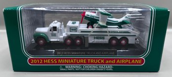 2012 Hess Miniature Truck And Airplane