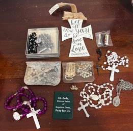 Assorted Rosary Bead Lot