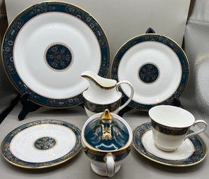 Royal Doulton Carlyle Pattern Fine Bone China Set - Made In England - 67 Pieces Total