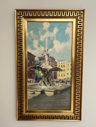 1934 Original Raoul Dufy Artist Signed Oil On Canvas Framed