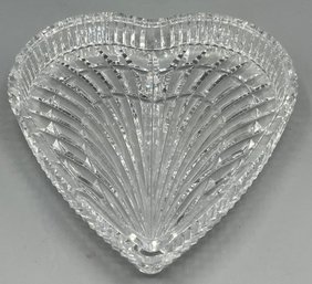 Waterford Crystal Heart Shaped Candy Bowl