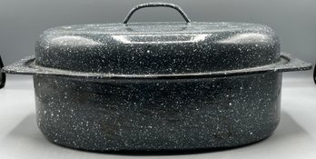 Speckled Enamelware Pot - Made In USA