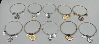 Alex & Ani Assorted 2013-2016 Bracelets - 10 Total