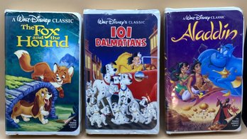 Walt Disney VHS Black Diamond Movies (3 Total)
