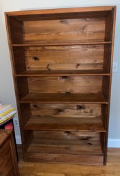 Solid Wood 5 Shelf Bookcase
