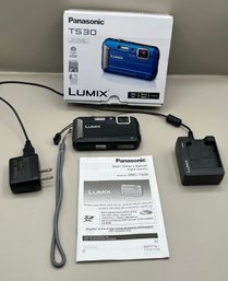 Panasonic Lumix TS30 Waterproof Camera With Charger & Box Included