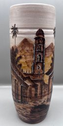 Made In Cuba Hand Painted Ceramic Vase