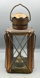 Copper On Brass Kerosene Lantern
