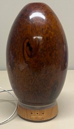 Serene Living Glass Egg Shaped Electric Essential Oil Diffuser - Model 00539