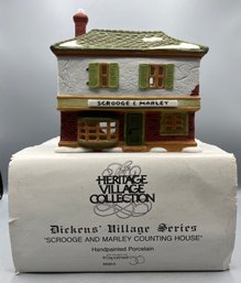 Department 56 1986 Dickens Village Series - Scrooge & Marley House - Box Included