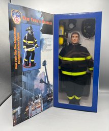 2001 Real Heroes Inc Official FDNY Firefighter Collectible Action Figure - NEW With Box