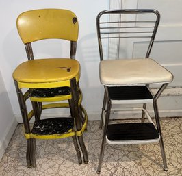Vintage Cosco Stepstool Chairs - 2 Total
