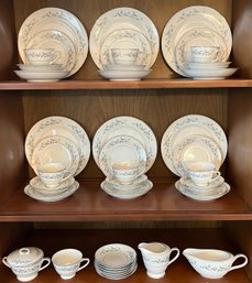 Rose China Carmel Pattern China Set - Circa 1950s - Made In Japan 25/633 - 79 Pieces Total