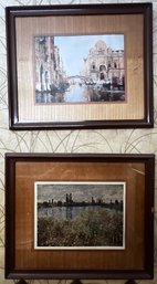 Signed Framed Wall Art- 2 Pieces