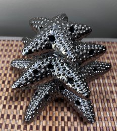 Silver Starfish Potpourri Holder