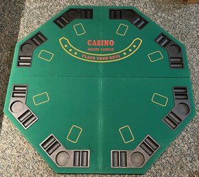 Folding Tabletop Casino Felt With Case Included