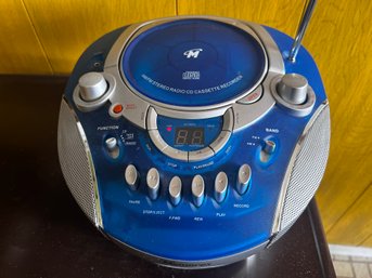 Memorex Radio, CD & Cassette Player Model #: MP3134BLU