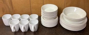 StoneHenge Mid-winter Ceramic Tableware Set - 38 Pieces Total