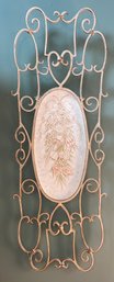 Decorative Wrought Iron Wall Plaque