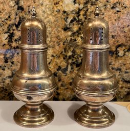 Sterling Silver Salt And Pepper Shakers - 3.47 OZT Total