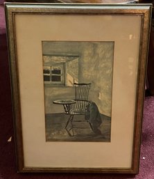 Andrew Wyeth Framed Print - Writing Chair