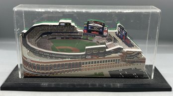 2008 Home Fields Composite NY Mets Stadium Figurine With Plastic Display Case