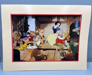 Walt Disney 1994 Snow White And The Seven Dwarfs Exclusive Commemorative Lithograph