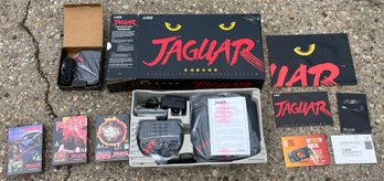 Original Atari Jaguar Interactive Multi-media System - NEW - With Controller And 3 Sealed Games - RARE