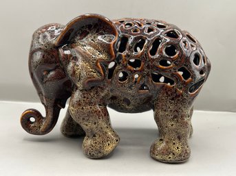 Decorative Ceramic Elephant Figurine