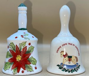 Winter Holiday Bells By Russ Set Of 2