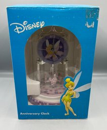 Disneys Tinker Bell Ceramic Base Anniversary Clock - NEW