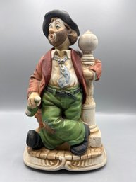 Waco Melody In Motion - Willie The Hobo - Battery Operated Music Box Figurine