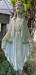 Solid Cement Mother Mary Statue