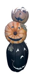 Holiday Resin Stacked Pumpkin Decor