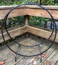 Wrought Iron Log Holder