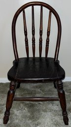 Vintage Solid Wood Doll Chair