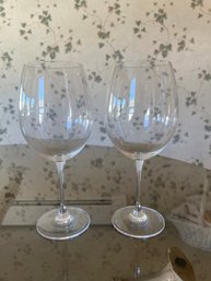 Waterford Robert Mondavi Crystal Wine Glasses- Pair